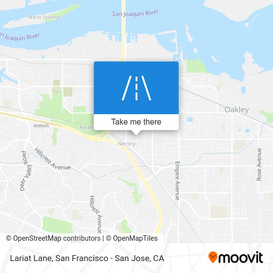 Lariat Lane map