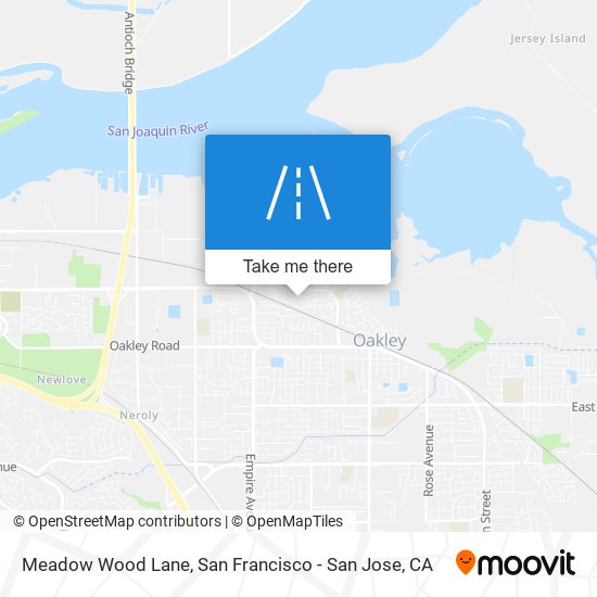 Meadow Wood Lane map