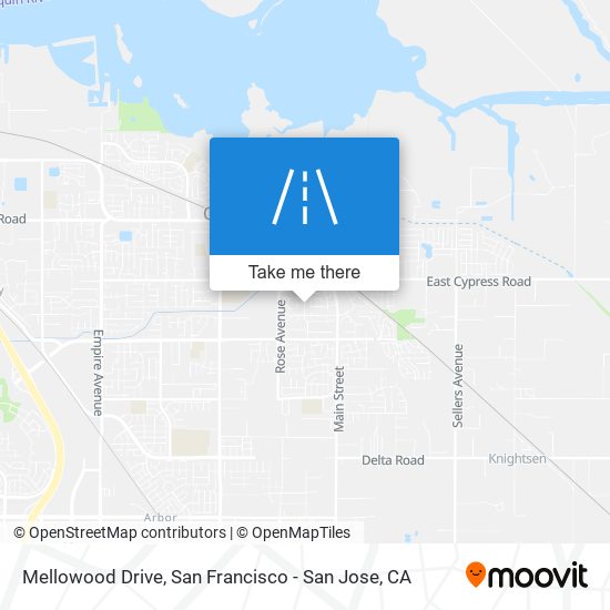 Mellowood Drive map