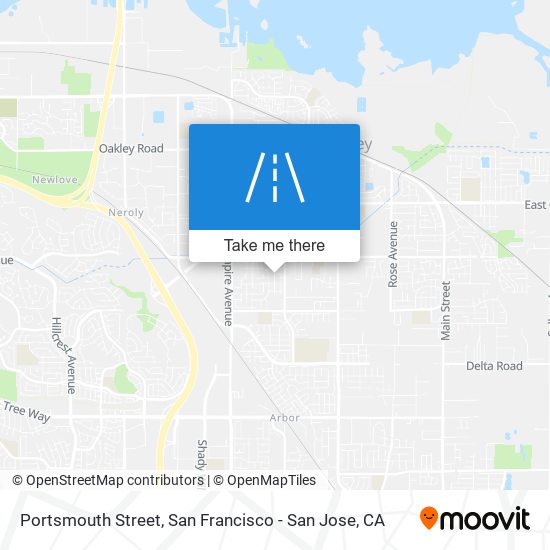 Portsmouth Street map