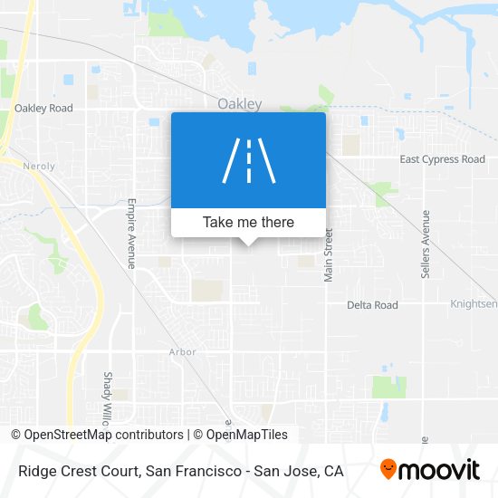 Ridge Crest Court map