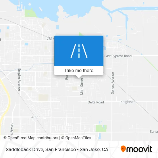 Saddleback Drive map