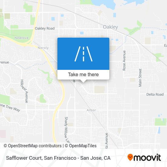 Mapa de Safflower Court