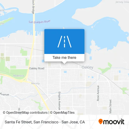 Santa Fe Street map