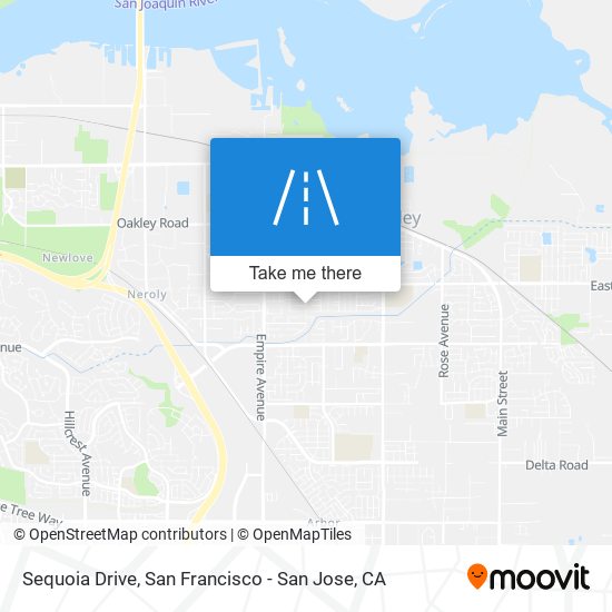 Sequoia Drive map