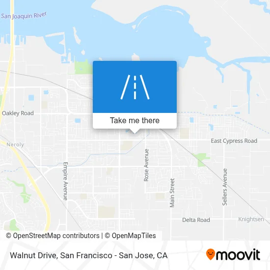 Walnut Drive map