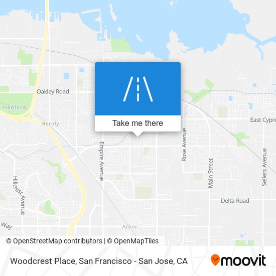 Woodcrest Place map