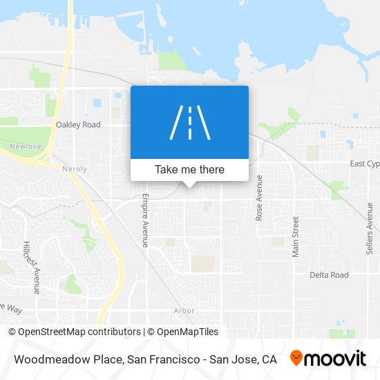 Woodmeadow Place map