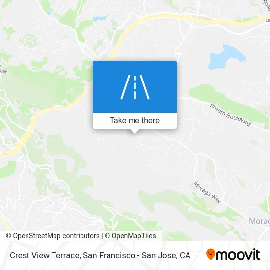 Crest View Terrace map