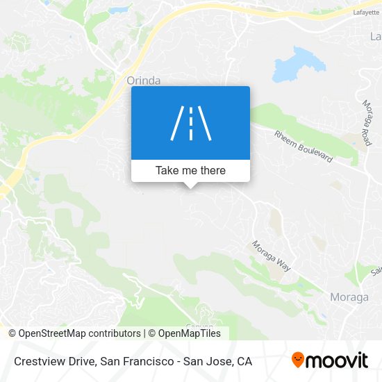 Mapa de Crestview Drive