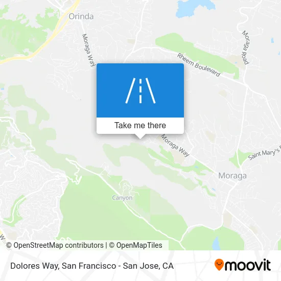 Dolores Way map