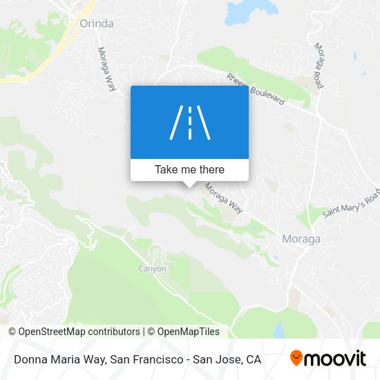 Mapa de Donna Maria Way