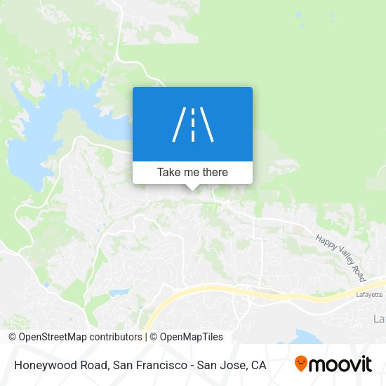 Mapa de Honeywood Road