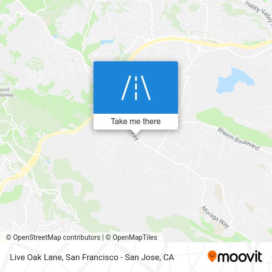 Mapa de Live Oak Lane
