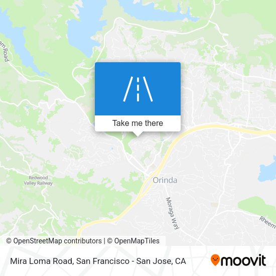 Mira Loma Road map