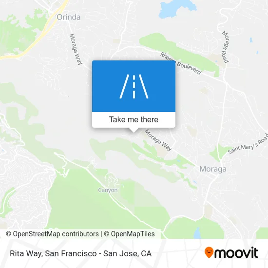 Rita Way map