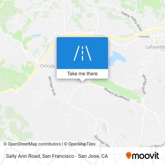 Sally Ann Road map