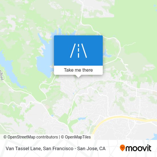 Van Tassel Lane map