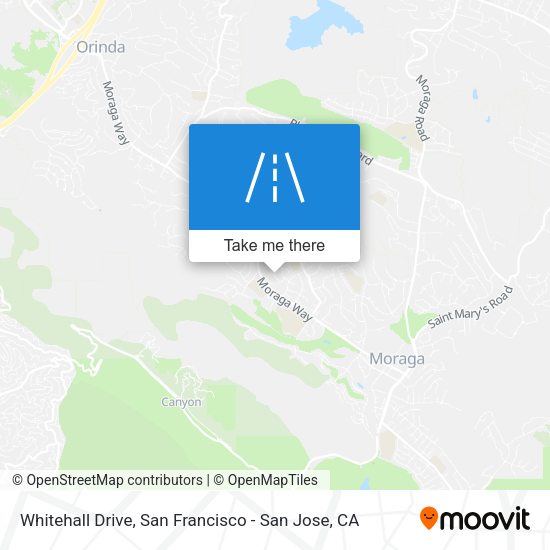 Mapa de Whitehall Drive