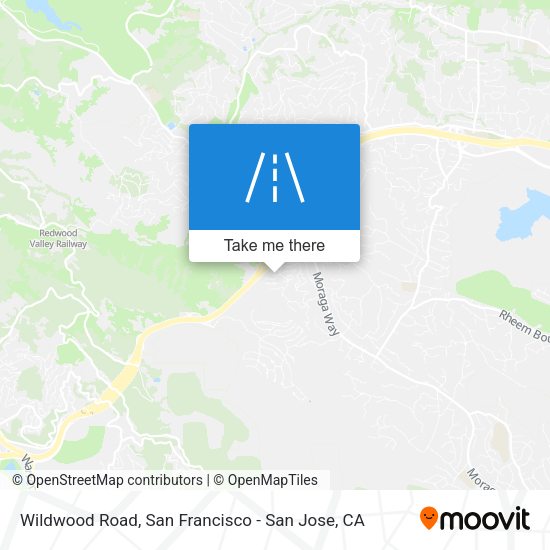 Mapa de Wildwood Road