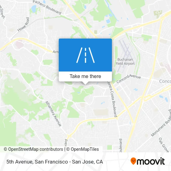 5th Avenue map