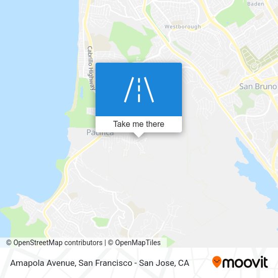 Amapola Avenue map