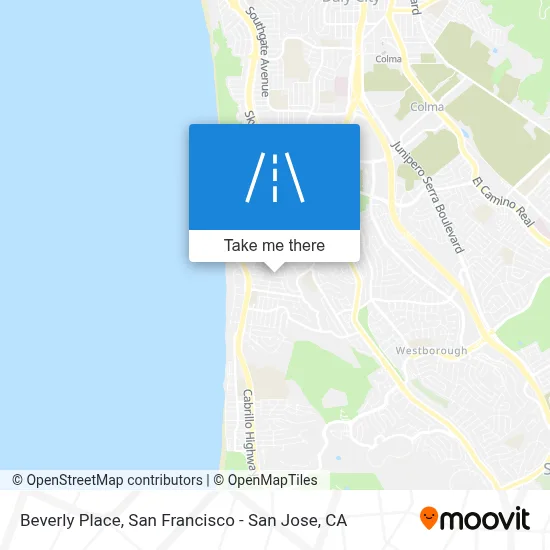 Beverly Place map