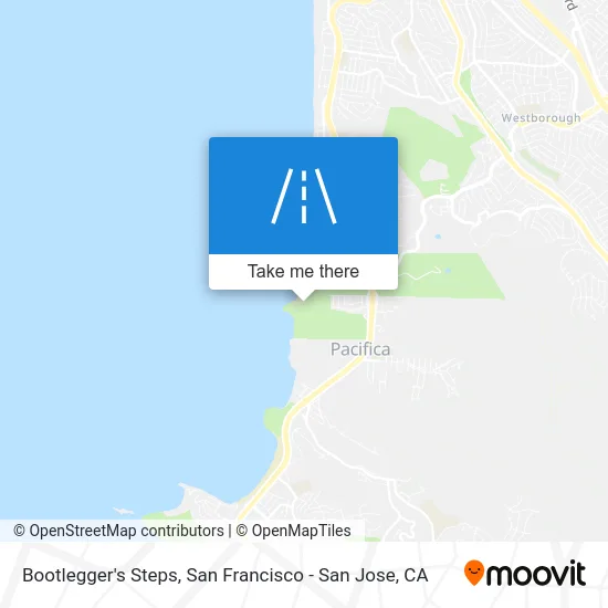 Bootlegger's Steps map