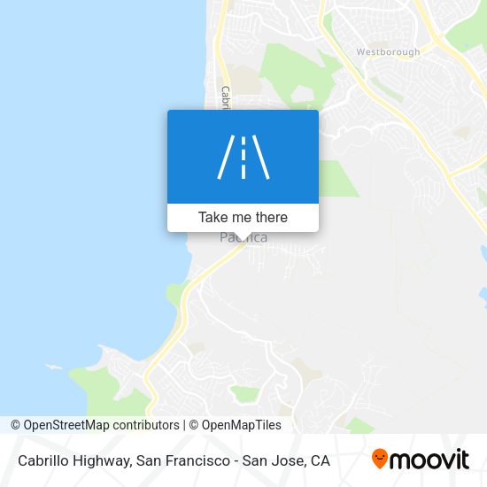 Cabrillo Highway map