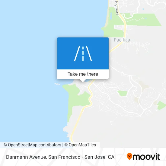 Mapa de Danmann Avenue