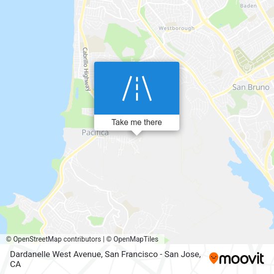 Mapa de Dardanelle West Avenue