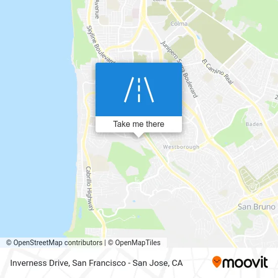 Inverness Drive map