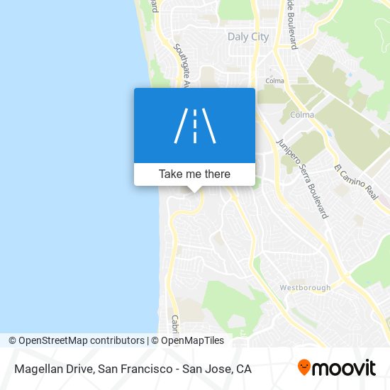 Magellan Drive map