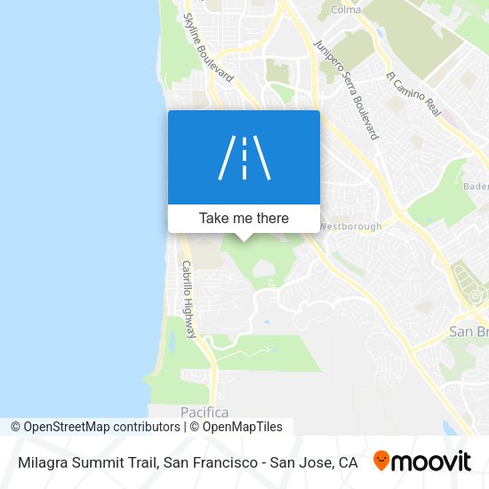 Mapa de Milagra Summit Trail