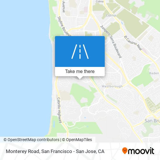 Monterey Road map