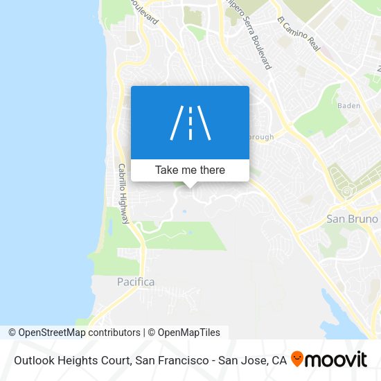Outlook Heights Court map