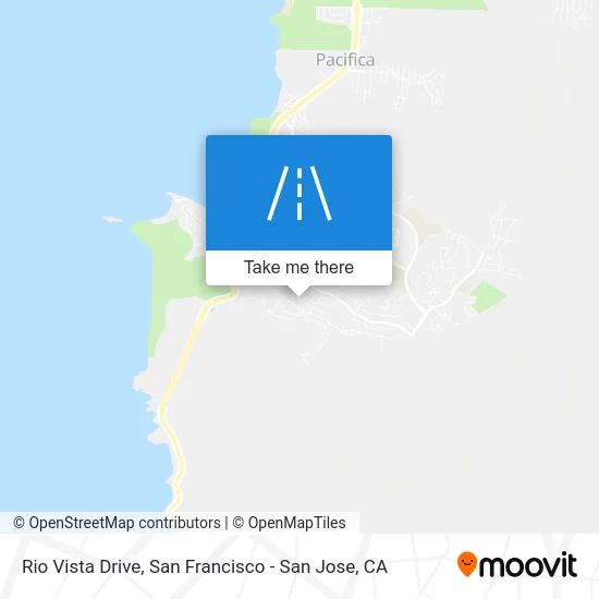 Rio Vista Drive map