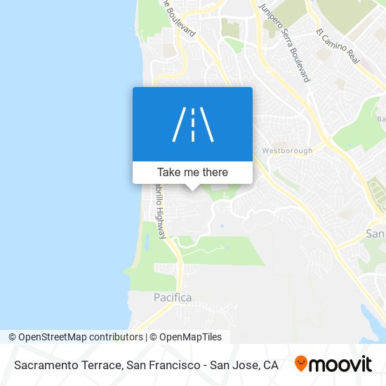 Sacramento Terrace map