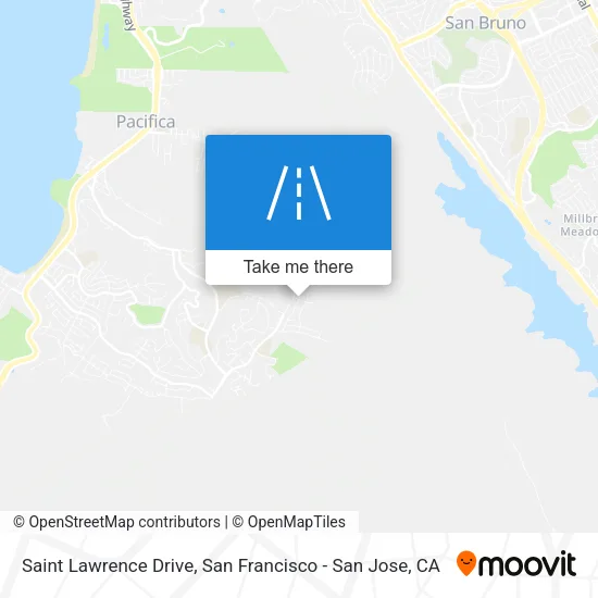 Saint Lawrence Drive map
