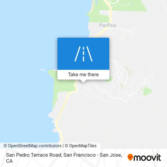 San Pedro Terrace Road map