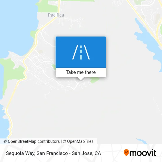 Sequoia Way map