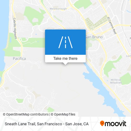 Sneath Lane Trail map