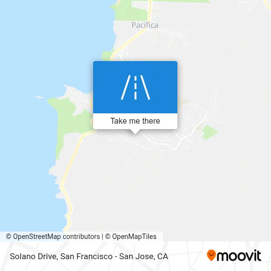 Solano Drive map