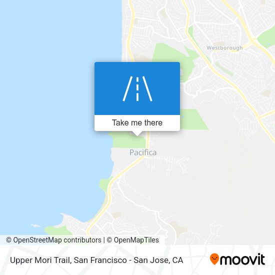 Upper Mori Trail map