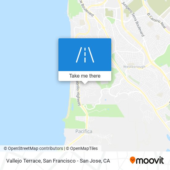 Vallejo Terrace map