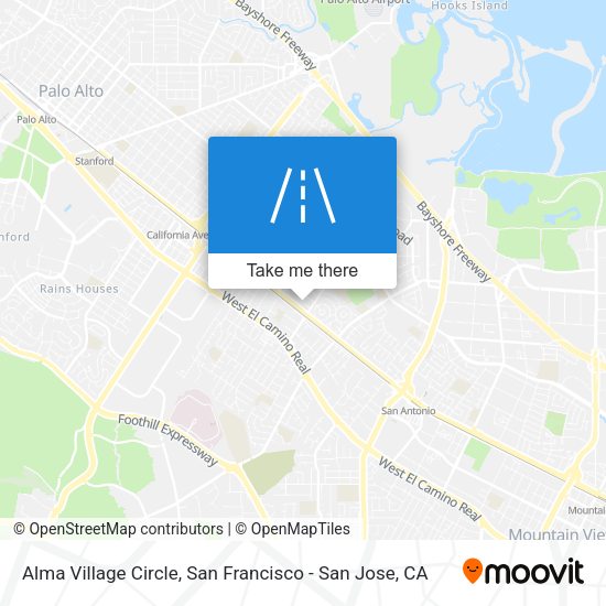Mapa de Alma Village Circle