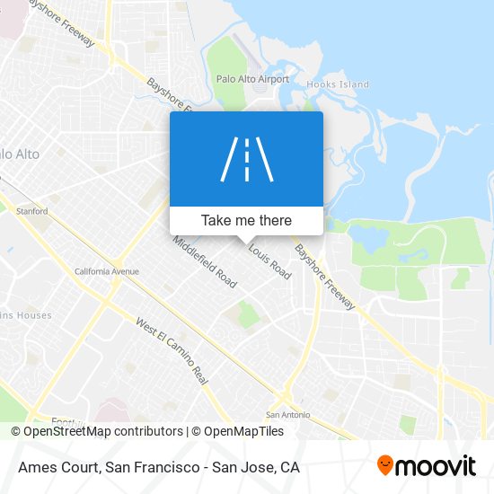 Ames Court map