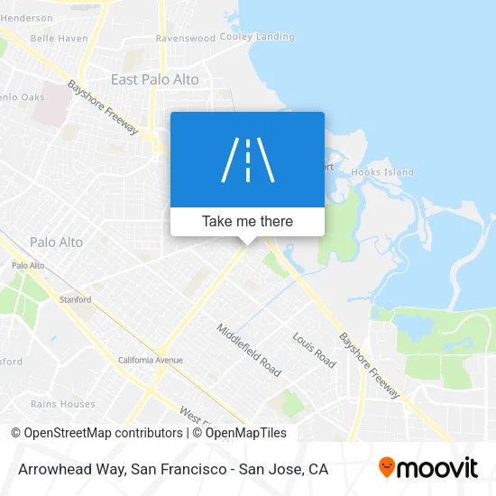 Arrowhead Way map