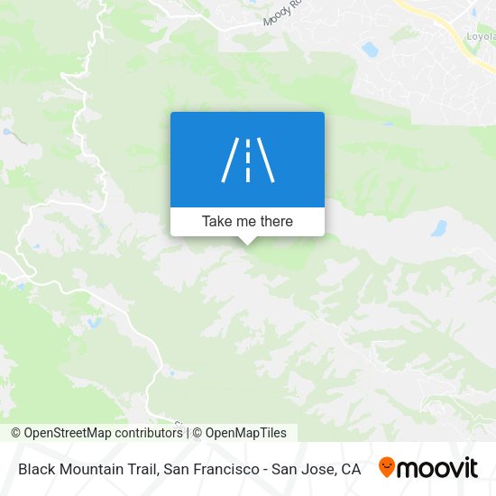 Black Mountain Trail map