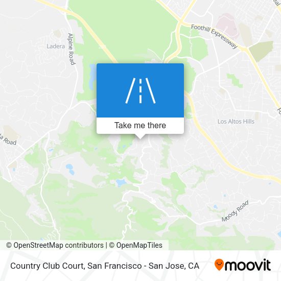 Mapa de Country Club Court